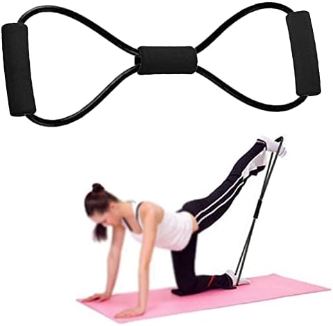 Cinturão de exercício de resistência ao yoga sawqf, forma de expansão desenhada de corda Máquina de treinamento de ginástica de treinamento