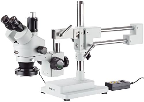 AMSCOPE SM-4TZ-144A Profissional Trinocular Estéreo Zoom Microscope e Eg-Sm Microscope Eyepiece Eyeshields ou guardas oculares
