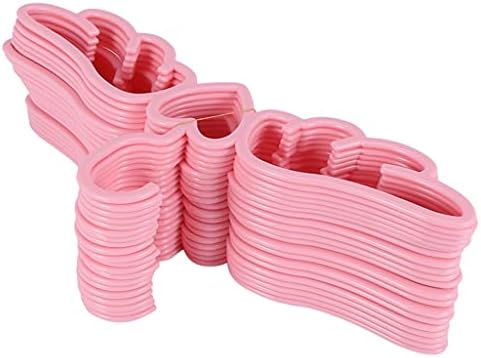 Lysldh 20 PCS Cabeçalhos de camisa de plástico, fofo bonito rosa de lenço de lenço de coração amoroso rack