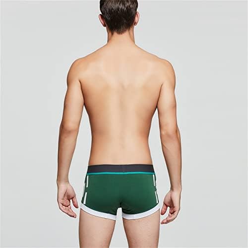 Calça de moletom com listra de cor de cor de cor de algodão média de cor de algodão média masculina masculina, sexy sweatabsorbing