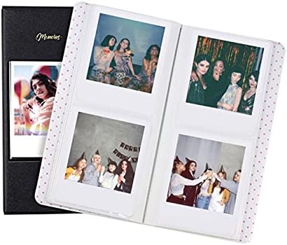 Ngaantyun Photo Album Storage para Polaroid 600 Film Instax Wide 300 Film Wide 210 Instant Camera, 64 Pocket Album Book