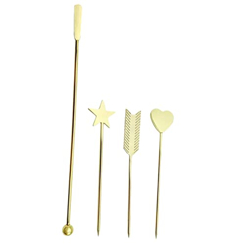 Minkissy 20 pcs agitador de metal de metal