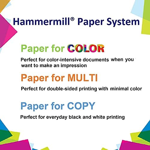 Hammermill 120040 Copier Digital Cover Stock, 60 libras, 18 x 12, foto branca, 250 folhas