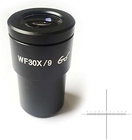 Kit de acessórios para microscópio para microscópio estéreo para adultos ou microscópio biológico, wf30x/9 altos pontos oculares oculares consumíveis de laboratório largo