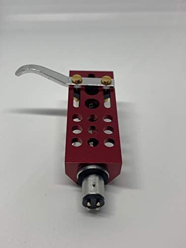 Cartucho, agulha de caneta e cabeça de cabeça vermelha com parafusos de montagem para Denon DP57L, DP59L, DP60L, DP72L, DP30L, DP35F,