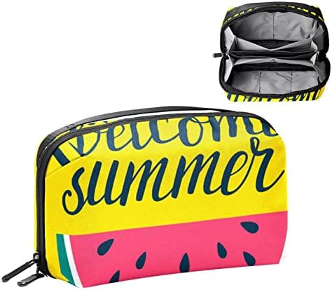 Bolsa de higiene pessoal Kit DOPP pendurado para homens resistentes a água para viajar, Welcom Summer Watermelon