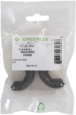 Greenlee KC22-300 Ferramenta de crimpagem Die