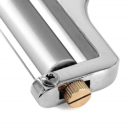 YouQing Cheese Slicers- Aço inoxidável Cutter de queijo ajustável para queijos para queijos macios e semi-hardes Ferramenta de cozinha de cozinha