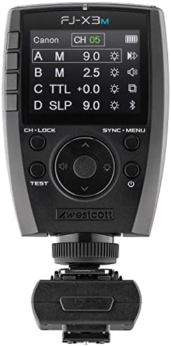 Westcott FJ-X3 M Universal Wireless Flash Trigger Compatível com Canon, Nikon, Sony, Fuji, Panasonic Lumix e Olympus