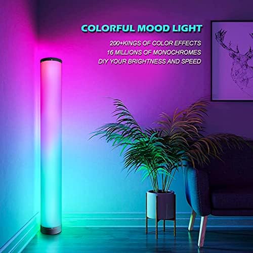 Lâmpada de piso RGB 2, lâmpadas de canto que mudam de cor