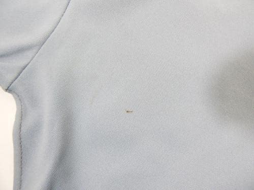 Os anjos da Califórnia dos anos 80 em branco jogo emitiu camisa cinza 40 dp22414 - Jerseys de jogo MLB usado