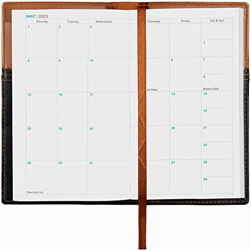 2023 calendário do planejador 3.5 x6: inclui 14 meses/2023 Planejador semanal/agenda semanal/organizador de calendário
