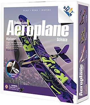 PlaySteam Rubber Band Airplane Science 3 em 1