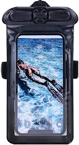 Caixa de telefone Vaxson Black, compatível com Doogee Y200 Bolsa à prova d'água Bolsa seca [não filme de protetor de tela]