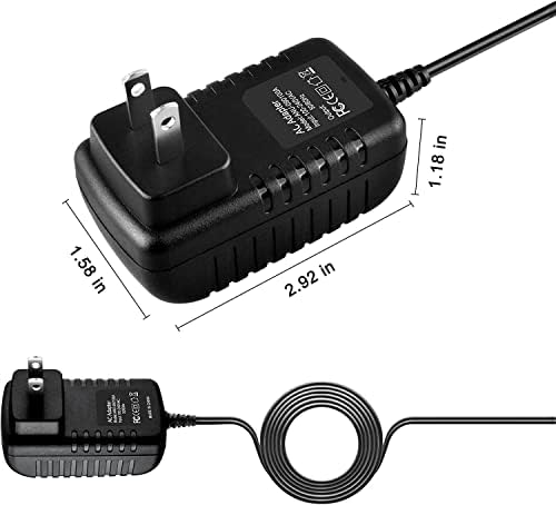 Adaptador AC/CC de Tech-Tech Compatível com AT&T 1070 ATT1070 41080 ATT1080 LINHA SISTEMA DE POPO DE POPA DE LINHA CABO