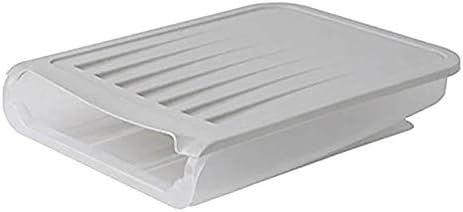 -Ovos de armazenamento de colisão ovos de papelão de papel pode pilha automática com cozinha de caixa de tampa, recipientes para