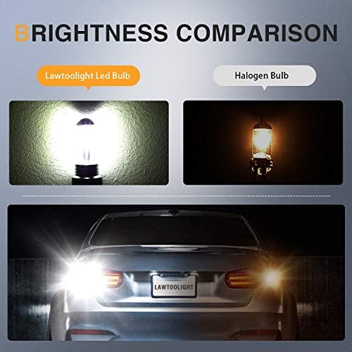 LawToolight 7443 7440 T20 992 7441 7444 W21W LED BULS, luz do sinal de giro, luz de backup, luz do freio, lascas