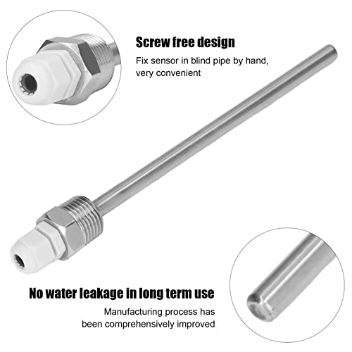 Sensor de temperatura Thermowell, sensor de temperatura Thermowell Acessórios solares de aço inoxidável IP68 impermeável