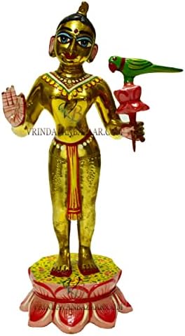 Vrindavanbazaar.com Brass Vrinda Devi/Tulsi Maharani/Krishna's Priya 7,5 polegadas