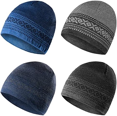 Dale da Noruega Harald Unisex Hat - Merino Wool Hat - Chapéus de inverno para homens - Chapéus de inverno para mulheres - Chapéus de gorro de lã unissex - Chapéus de tricotes com padrões detalhados - 4 cores