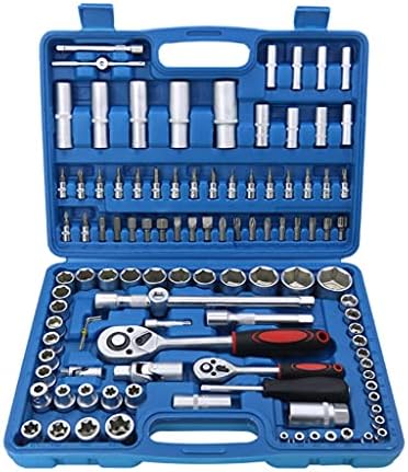 SDFGH 108 peças/conjunto de conjuntos de soquetes de reparo de automóveis e manutenção automática, soquete de caixa de ferramentas e