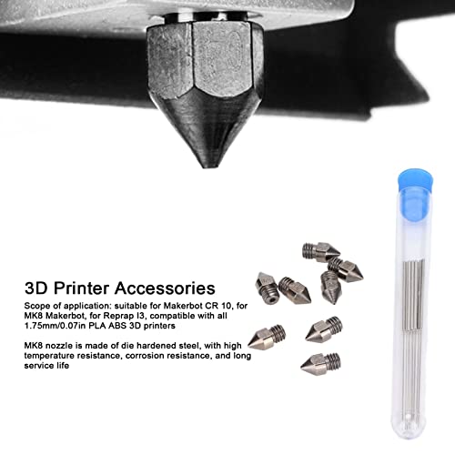 Acessórios para impressoras 3D KOSDFOGE kit de ferramentas de limpeza de bico prático substituível para Makerbot CR 10 para