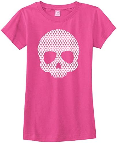 Skull das garotas grandes de threadrock feito de crânio de camiseta equipada