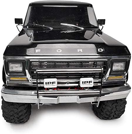 RCLIONS METAL FRONTROM COM LUZES DE LED PARA TRX4 BRONCO 1/10 RC CRAWLER ACESSORES DE CAR