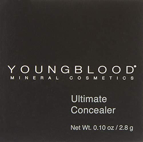 Cosméticos de luxo Youngblood Luxo Ultimate Centro, bronzeado médio | Esconde-se sob círculos escuros de olho Cobertura completa