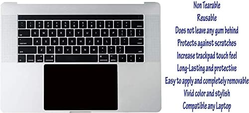 ECOMAHOLICS Premium Trackpad Protector para o laptop Lenovo ThinkPad E15, 15,6 polegadas, Touch Black Touch Pad Anti Scratch anti
