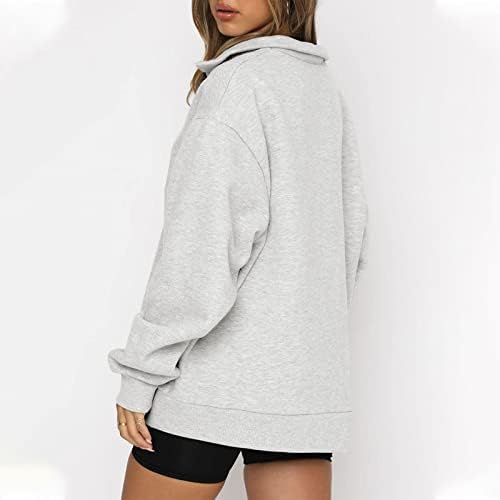Ndvyxx coletes para mulheres, mola curva de túnica casual damas que saem de manga comprida Sweater de malha