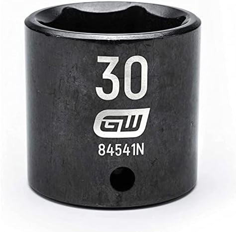 Gearwrench 1/2 Drive Standard Impact Métrico soquete 30mm, 6 pontos - 84541n