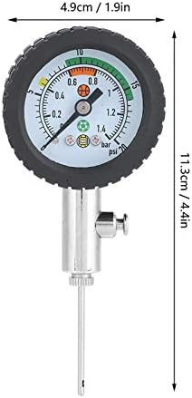 Medidor de pressão do ar, medidor de pressão da bola forte resistente para unissex para vôlei para basquete