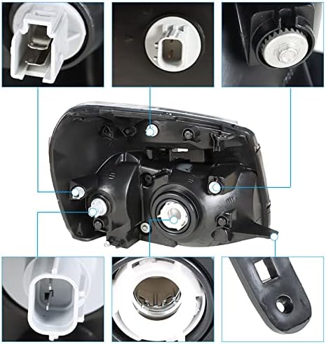 Rainman S. Farol Substituição para Chevy Equinox 2005 2006 2007 2008 2009 Par de montagem do farol esquerdo e lado direito