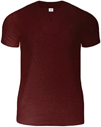 Camisetas masculinas de ginástica de ginástica do pescoço de pescoço