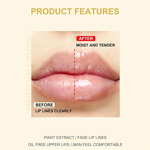 Xiahium Lip Gloss Ingients Clear 3pcs Série de frutas Lips Oil Glass Lip hidratante