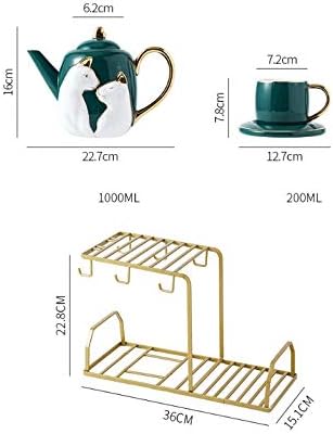 Conjunto de água de chá WSSBK Conjunto de água nórdica Copo criativo da luz do conjunto doméstico com copo da sala de estar