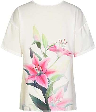 Juniores camisas de grama de fada pintura de tinta de girassol lavanda de flores silvestres camisetas camisetas de manga curta 51
