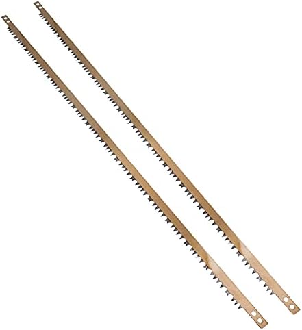 30 de arco de serviço pesado serra o cortador de troncos de galho de madeira com 2 lâminas sobressalentes