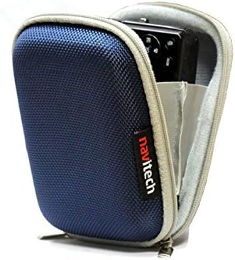 Caixa de câmera à prova de choque azul da Navitech compatível com a Sony RX100 VII | Câmera de ponte premium avançada
