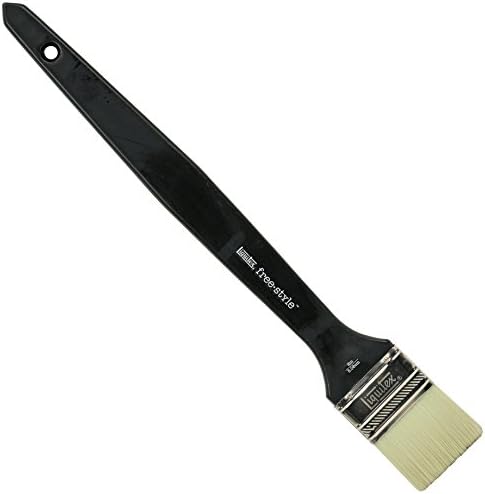 Liquitex Professional Freestyle Brush em larga escala, largo plana/verniz de 2 polegadas, alça longa
