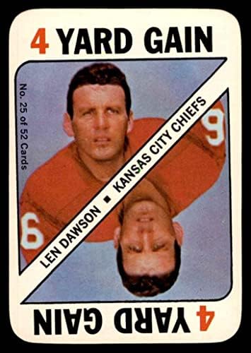 1971 Topps 25 Len Dawson Kansas City Chiefs Ex/Mt Chiefs Purdue