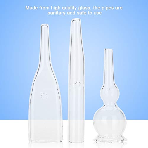 Tubo de vidro a vácuo - kit de tubos de vidro de 3pcs para remoção Face Cleanser Acessórios para Máquina de Beleza Removendo