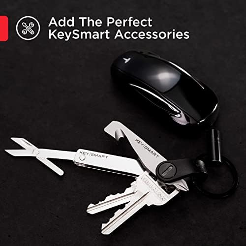Keysmart Mini Key Keychain Titular - suporte compacto para chave de chave de chave