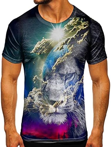 HDDK Soldier Soldado Manga curta Patriótica camiseta rua Jesus Jesus Cross Lion Impressão de verão treino atlético Casual camise