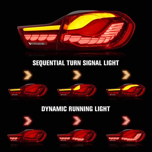 Montagem da luz do freio de cauda da luz traseira OLED para BMW 2014-2020 M4 4 Série GTS F32 F33 F36 F82 F83 428i 430i 435i 440i,