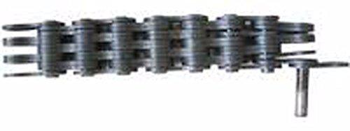 Ametric BL 666x10ft BL Chain de folhas da série, número ISO LH1266, BL 666 ANSI Número 19,05 mm Pitch, laço 6x6, 18,11 mm de profundidade