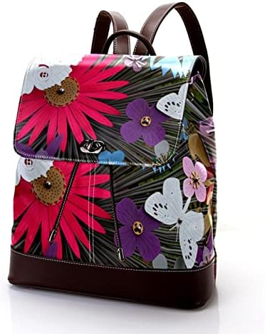 VBFOFBV UNISSISEX Adult Backpack com para trabalho de viagem, Butterfly Flower Art