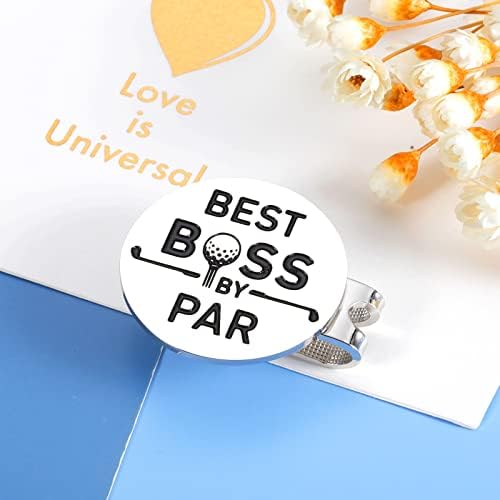 Boss Day Gifts Golf Ball Marker para Boss Men líderes Líderes Boss Lady Supervisor Ação