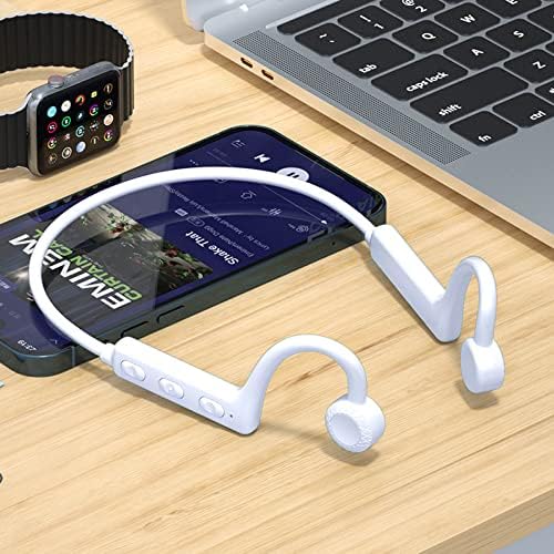 Pedidos de condução de fone de ouvido Bluetooth 5.0 do Qonioi Wireless Bluetooth 5.0, fone de ouvido sem fio para negócios de esportes